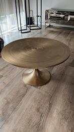 Hypnotising Round Salontafel Goud, Ophalen, 50 tot 100 cm, Rond, 50 tot 100 cm