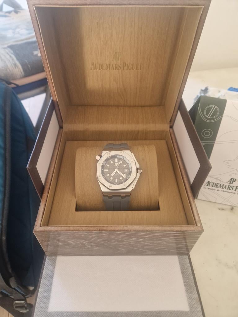 Audemars piguet horloge, Overige merken, Staal, Verzenden, Polshorloge