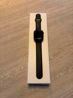 Apple Watch Series 7 Cellular - 45 mm - zwart + accessoires, Sieraden, Tassen en Uiterlijk, Smartwatches, Ophalen, Zwart, IOS