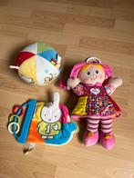 Set babyspeelgoed.Lamaze pop,Nijntje, woezel en Pip bal, Ophalen of Verzenden, Zo goed als nieuw, Overige typen