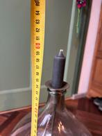 Glazen Gistfles Vaas Kandelaar, Huis en Inrichting, Ophalen, Overige materialen, Gebruikt, Overige kleuren