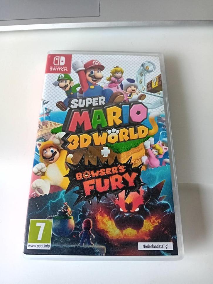 Super Mario 3D World + Bowser’s Fury – Nintendo Switch, Spelcomputers en Games, Games | Nintendo Switch, Zo goed als nieuw, Avontuur en Actie