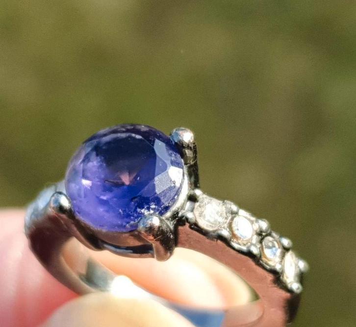 Oude mooi Ring., Sieraden, Tassen en Uiterlijk, Ringen, Dame, Kleiner dan 17, Zilver, Zilver, Verzenden