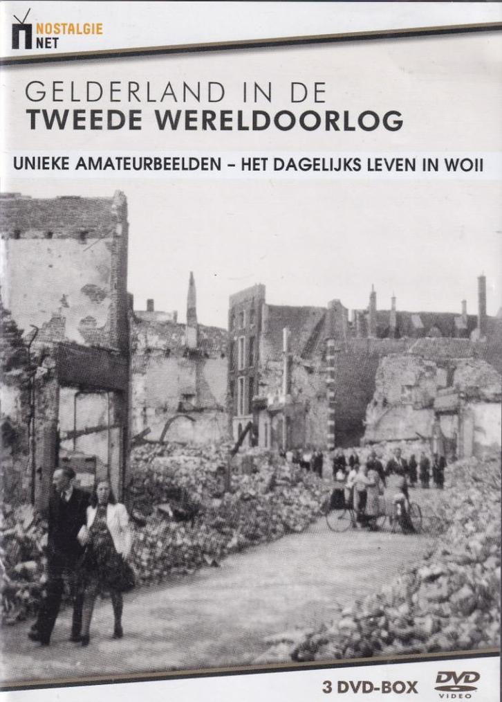 Te koop 3dvdbox gelderland in de tweede wereldoorlog (Nieuw), Cd's en Dvd's, Dvd's | Documentaire en Educatief, Oorlog of Misdaad