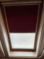 Velux verduisterend plissé gordijn, Huis en Inrichting, Stoffering | Gordijnen en Lamellen, Wit, Zo goed als nieuw, Minder dan 100 cm