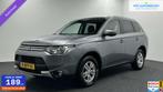 Mitsubishi Outlander 2.0 PHEV Business Edition X-Line NAVI, Auto's, Zwart, 4 cilinders, Leder en Stof, Origineel Nederlands