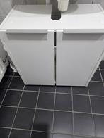 Witte Badkamerkast, Ophalen, 50 tot 100 cm, Zo goed als nieuw, Minder dan 100 cm