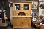 Brocante - Warme landelijke buffetkast!, Huis en Inrichting, Kasten | Buffetkasten, Ophalen, Gebruikt, Glas, Landelijk