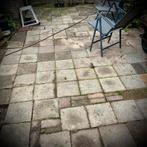 Gratis 25 m2 trottoirtegels 30x30 en enkele opsluitbandem, Ophalen, Gebruikt, 10 m² of meer, Beton