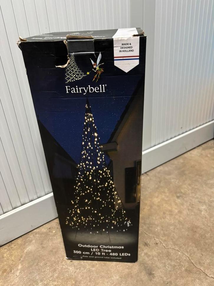 Fairybell 3 meter, met mast, 480led warm wit, Diversen, Kerst, Zo goed als nieuw, Ophalen of Verzenden