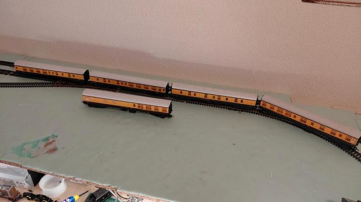 Lima GWR Passagierswagons - Set, Hobby en Vrije tijd, Modeltreinen | H0, Gebruikt, Wagon, Gelijkstroom of Wisselstroom, Lima, Analoog