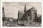 HAARLEM GROTE MARKT KERK VLEESHAL TERRAS NZH LEYLAND VERHEUL, Ophalen of Verzenden, 1960 tot 1980, Gelopen, Noord-Holland