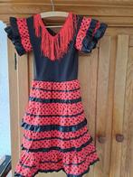 Spaanse flamingo jurk 7 - 8 jaar, Ophalen of Verzenden, Zo goed als nieuw, Meisje