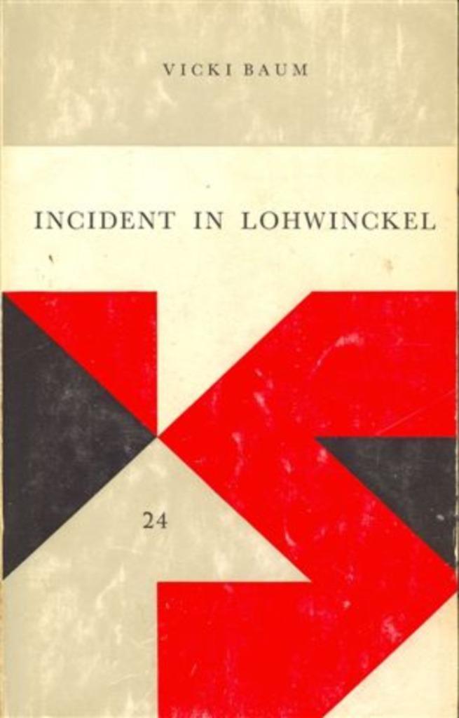 Vicki Baum - Incident in Lohwinckel - Reeks nummer 24., Boeken, Romans, Zo goed als nieuw, Verzenden