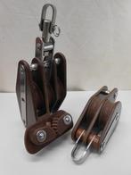 Tufnol Grootschoot blokken set, 3 + 2-schijfs, 14 - 16 mm, Watersport en Boten, Accessoires en Onderhoud, Ophalen of Verzenden