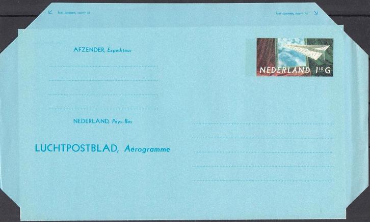 Nederland- 1991- Luchtpostblad- Voorgedrukte Postzegel- PTT, Postzegels en Munten, Brieven en Enveloppen | Nederland, Envelop