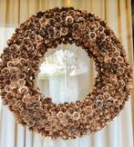 Mooie krans brons 45 cm met glitter, Huis en Inrichting, Woonaccessoires | Kransen, Ophalen of Verzenden, Zo goed als nieuw