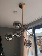Moderne hanglamp met glazen bollen, Huis en Inrichting, Lampen | Kroonluchters, Ophalen of Verzenden, Zo goed als nieuw, Glas