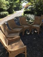 Eetkamer stoelen gratis, Huis en Inrichting, Stoelen, Ophalen, Gebruikt, Bruin, Grenen