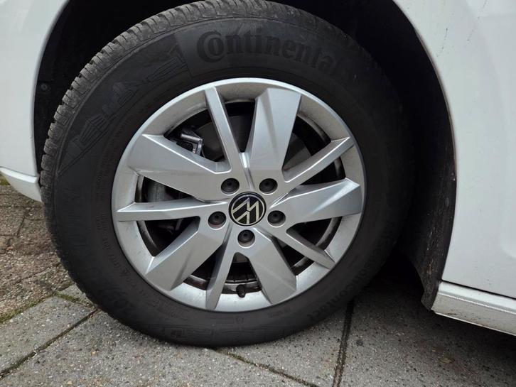 4 Lichtmetalen velgen orginele vw caddy 5x112   57,1, Auto-onderdelen, Banden en Velgen, Velg(en), All Season, 16 inch, 205 mm
