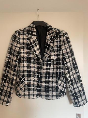 Colbert - Zwart/Wit - Maat XL valt kleiner uit beschikbaar voor biedingen