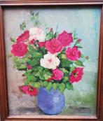 Schilderij. C. v. d. H. Stilleven. 63/73 cm Olie/paneel., Ophalen, Zo goed als nieuw, Schilderij, 50 tot 75 cm