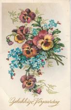 BLOEM BLOEMEN JAREN 50 ZEER MOOIE OUDE KAART KH463, Verzenden, 1940 tot 1960, Ongelopen, Overige thema's