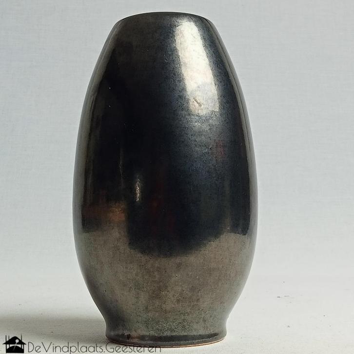 Parelmoer vaas Richard Uhlemeyer - omstreeks 1950, Antiek en Kunst, Antiek | Keramiek en Aardewerk, Ophalen of Verzenden