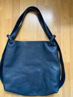 Leren schoudertas groot blauw, Ophalen, Blauw