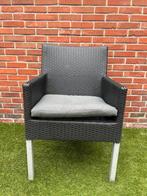 4 luxe Bellagio tuinstoelen – aluminium & wicker, Tuin en Terras, Tuinstoelen, Ophalen, Zo goed als nieuw, Aluminium, Stapelbaar