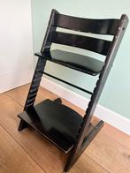 Stokke Triptrap stoel, zwart, Kinderen en Baby's, Kinderstoelen, Ophalen, Gebruikt, Meegroeistoel