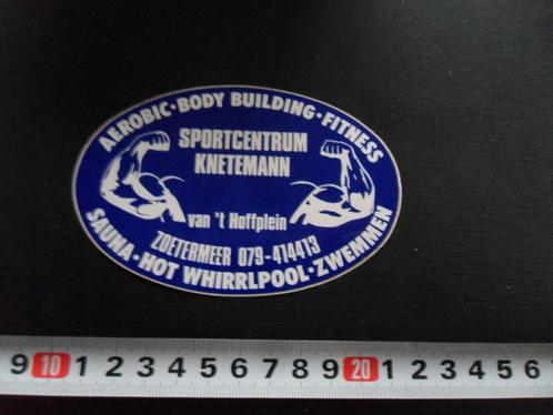 sticker zoetermeer sportcentrum knetemann van 't hoffplein, Verzamelen, Stickers, Zo goed als nieuw, Bedrijf of Vereniging, Ophalen