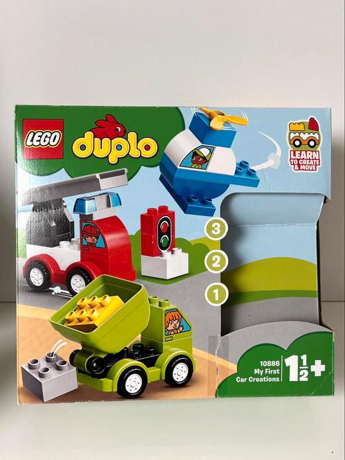 Lego Duplo  10886  -   Mijn Eerste Auto’s  /  MET DOOS, Kinderen en Baby's, Speelgoed | Duplo en Lego, Zo goed als nieuw, Duplo