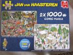 Jan van Haasteren: Het kerstdiner & Kerstbomenmarkt, Hobby en Vrije tijd, Denksport en Puzzels, Ophalen of Verzenden, 500 t/m 1500 stukjes