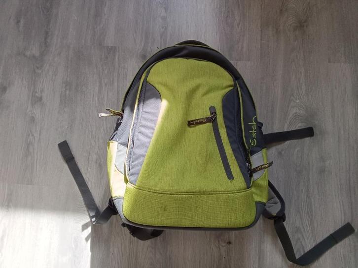 rugtas satch, groen, Sieraden, Tassen en Uiterlijk, Tassen | Rugtassen, Zo goed als nieuw, Overige merken, 25 tot 40 cm, 30 tot 45 cm