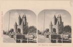 Haarlem stereo ansichtkaart amsterdamse poort, Verzamelen, Ansichtkaarten | Nederland, Ophalen of Verzenden, Voor 1920, Ongelopen