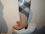 Burberry hoge rubber laarzen met hakje ruiten motief 38, Hoge laarzen, Overige kleuren, Verzenden, Burberry