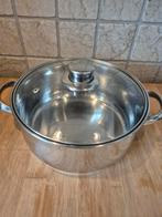 Le Chef Pan - Kookpan soeppan met Deksel 24 diameter, Huis en Inrichting, Kookpan of Snelkookpan, Gebruikt, Ophalen of Verzenden