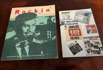 Indo rock, 2 boeken in zeer mooie staat, nederpop, indorock beschikbaar voor biedingen