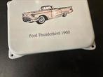 Emaille bordje Ford Thunderbird, Reclamebord, Nieuw, Ophalen of Verzenden, Nvt