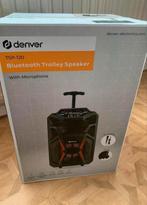 NIEUW! Denver - Bluetooth Trolley Speaker met microfoon, Nieuw, Complete set, Ophalen of Verzenden