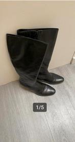 MARIPE zwarte laarzen maat 38, Hoge laarzen, Zo goed als nieuw, Zwart, Verzenden