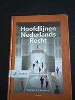 Hoofdlijnen Nederlands Recht - Loonstra, Ophalen of Verzenden, Gamma, Gelezen, HBO