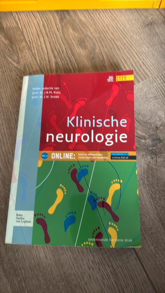 Klinische neurologie, Boeken, Wetenschap, Zo goed als nieuw, Ophalen of Verzenden