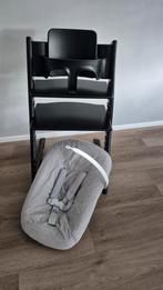Stokke Tripp trapp (Als NIEUW) met newborn en babyset, Ophalen of Verzenden, Zo goed als nieuw, Meegroeistoel, Stoelverkleiner