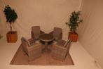4x barbados stoelen met coffee tafel #40, Bijzettafel, Ophalen of Verzenden, Zo goed als nieuw, Tuinset