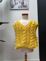 Zara geel gebreid gilet - Maat XS/S, Geel, Ophalen of Verzenden, Zo goed als nieuw, Zonder mouw