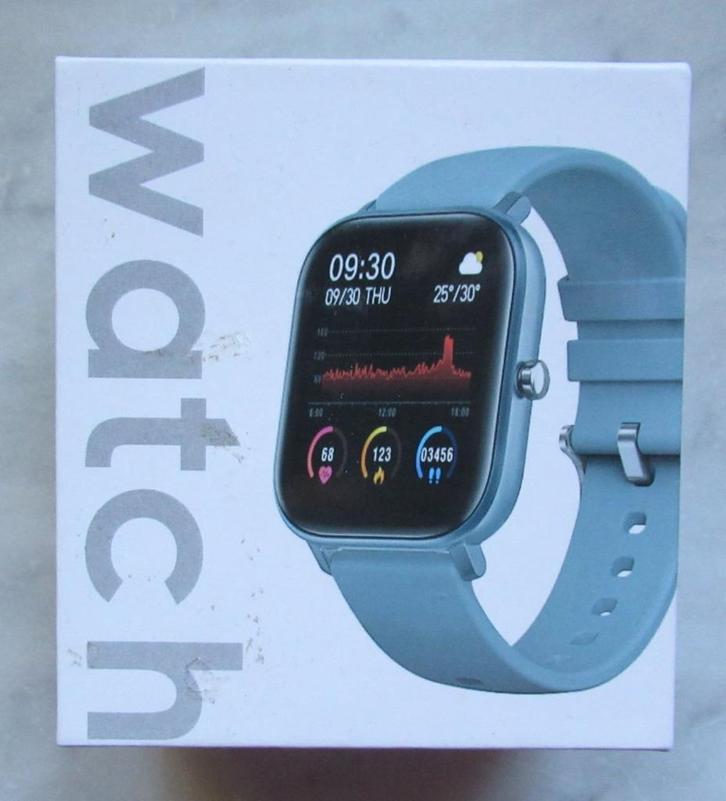 Smart watch fitness, Sieraden, Tassen en Uiterlijk, Smartwatches, Nieuw, Android, Zwart, Ophalen of Verzenden