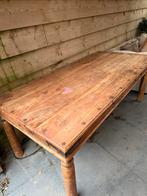 Koloniale Eettafel - 6 Persoons, Huis en Inrichting, Gebruikt, 100 tot 150 cm, Ophalen of Verzenden, Vijf personen of meer