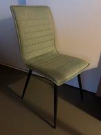 Eetkamerstoelen blauw 4x zgan, Ophalen, Blauw, Zo goed als nieuw, Vier